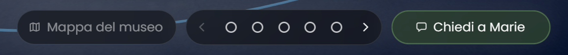 The navigation bar of the museum